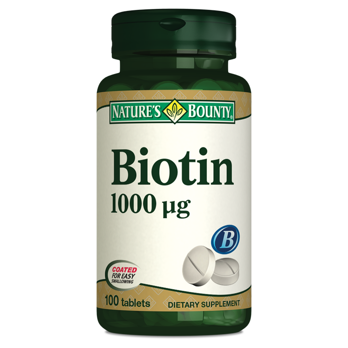 Nature's Bounty Biotin 1000 mcg 100 Tablet