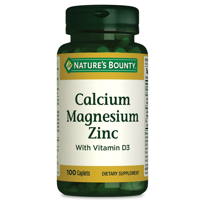 Nature's Bounty Calcium Magnesium Zinc + D3 100 Kaplet