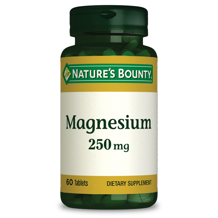 Nature's Bounty Magnesium 250 mg 60 Tablet