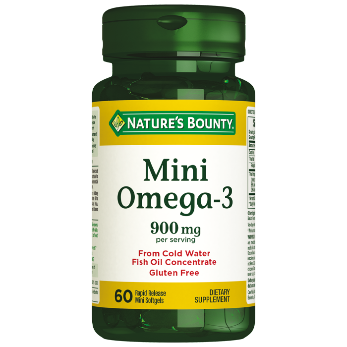 Nature's Bounty Omega 3 Mini 900 mg 60 Kapsül