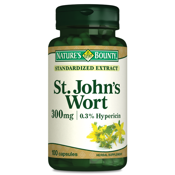 Nature's Bounty St. Johns Wort 300 mg 100 Kapsül