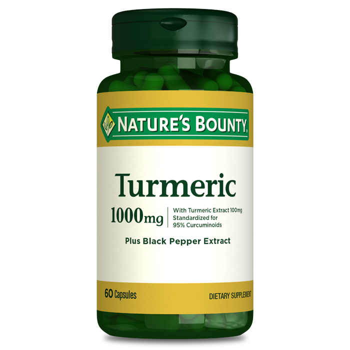 Nature's Bounty Turmeric 1000 mg Plus Black Pepper 60 Kapsül