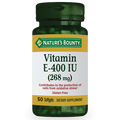 Nature's Bounty Vitamin E 400 IU 50 Jelatin Kapsül