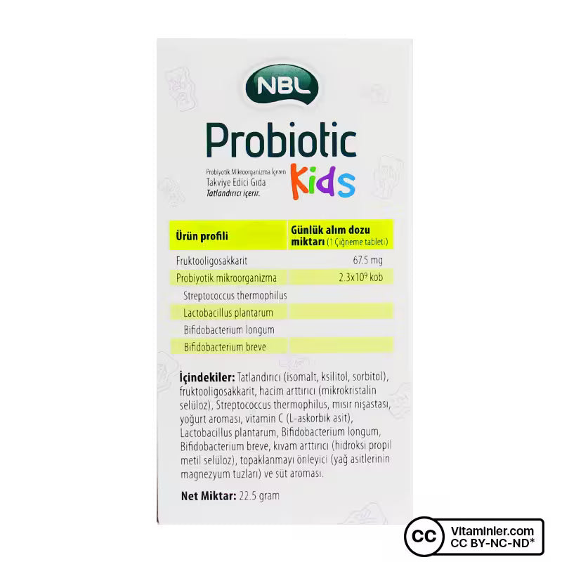 NBL Probiotic KIDS Çocuklar Için Probiyotik