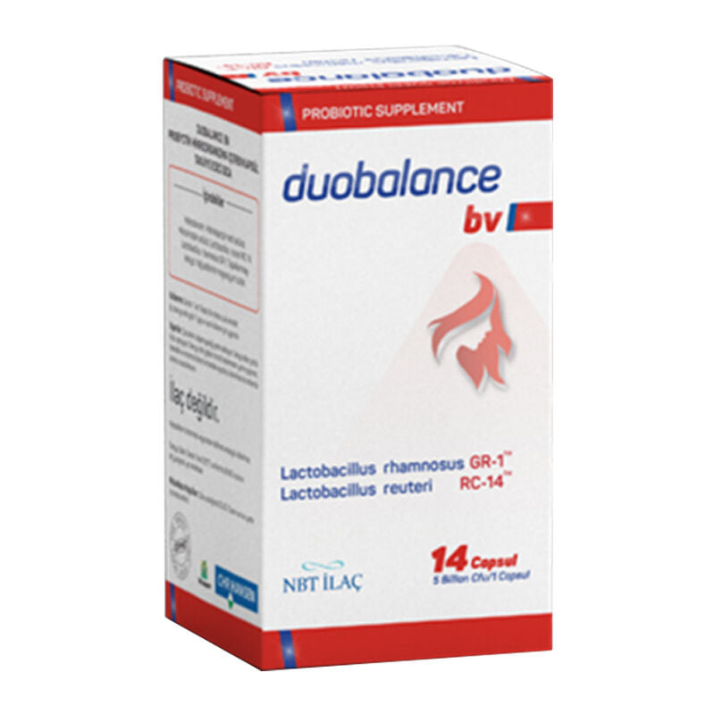 NBT İlaç Duobalance BV Probiyotik Takviye Edici Gıda 14 Kapsül