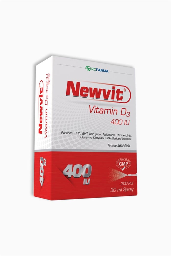 Newvit Vitamin D3 400IU 30ML ORAL Sprey 200 PUF