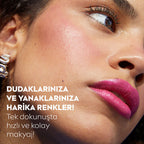 Nivea Caring Beatuty Renkli Dudak Bakim Kremi Yanak Balmi Pink 4.8gr