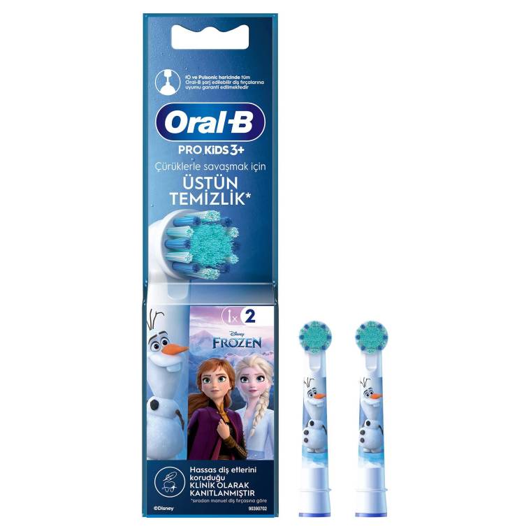 Oral-b Pro Kids 3+ Frozen Diş Firçasi Yedek Başliği 2 Adet