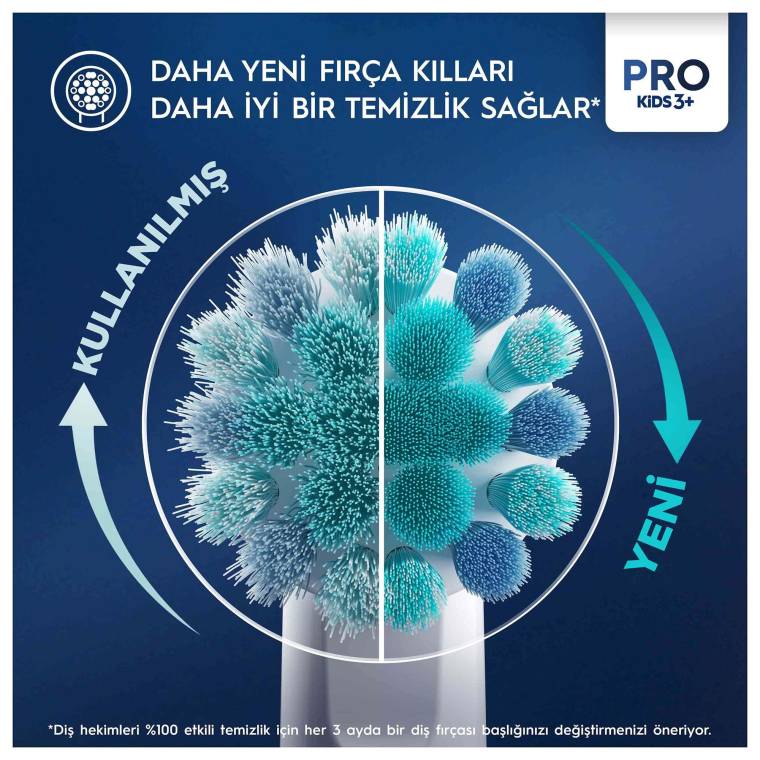 Oral-b Pro Kids 3+ Frozen Diş Firçasi Yedek Başliği 2 Adet