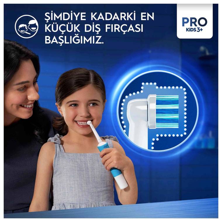 Oral-b Pro Kids 3+ Frozen Diş Firçasi Yedek Başliği 2 Adet