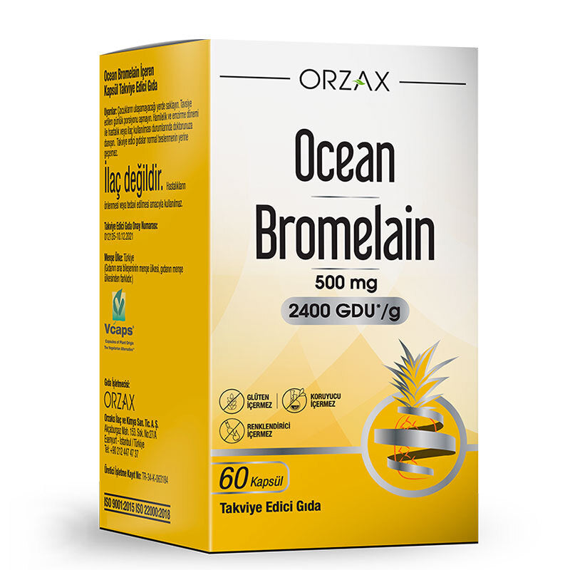 Ocean Bromelain 500MG 30 Kapsül