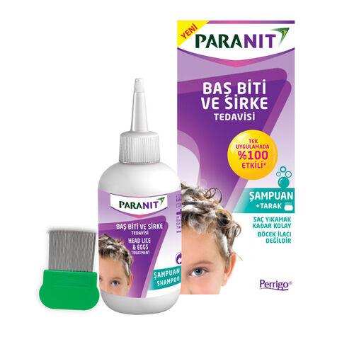 Paranit Baş Biti Bit Şampuani 100ml+ Tarak