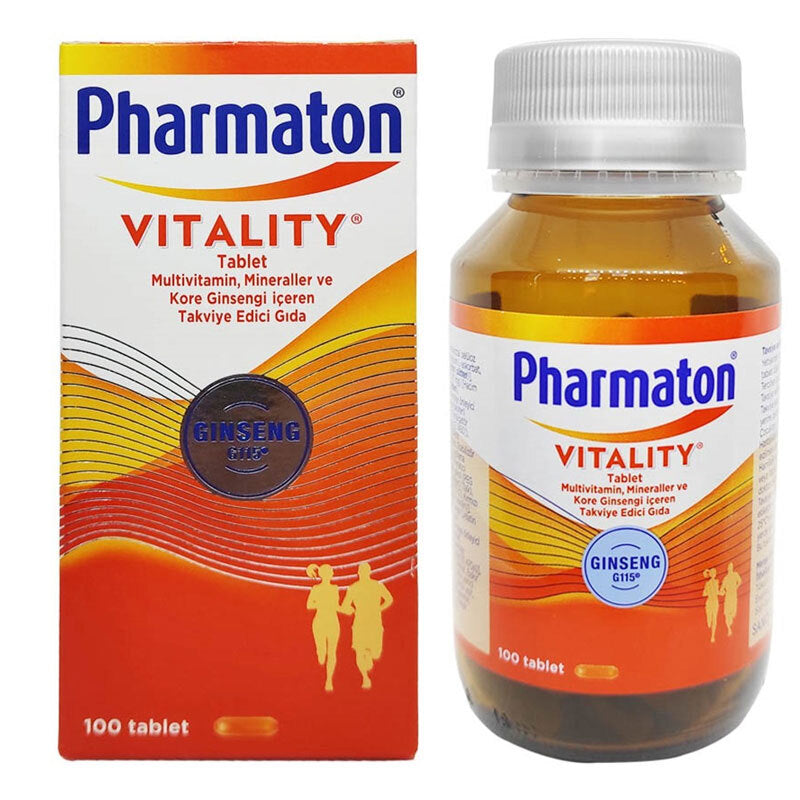 Pharmaton Vitality 100 Tablet Multivitamin