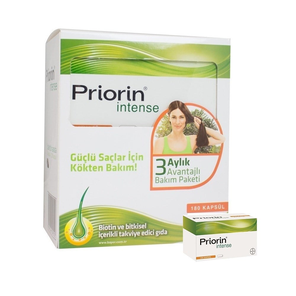 Priorin Intense Avantaj PAKET(120+60 Kapsül)