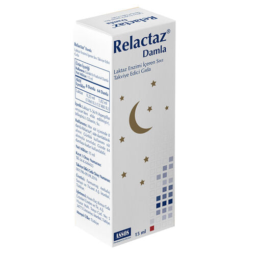 Relactaz Laktaz Enzimi Içeren 15ML Damla