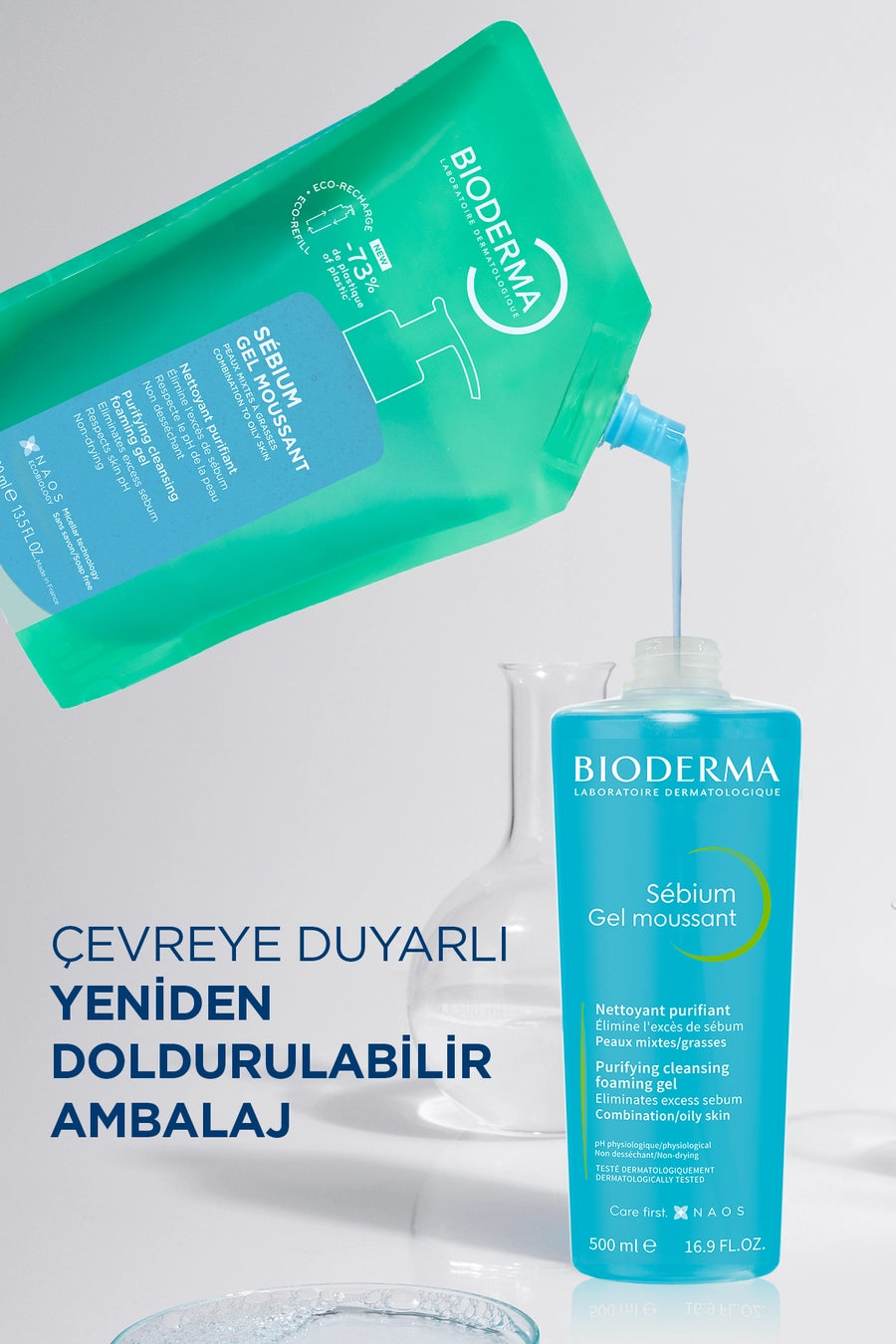 Bioderma Sébium Foaming Gel Refill 400 ml