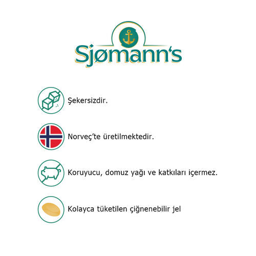 Sjomanns Omega 3 HIGH 30 ADET Çiğnenebilir JEL FORM
