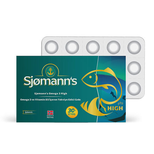 Sjomanns Omega 3 HIGH 30 ADET Çiğnenebilir JEL FORM