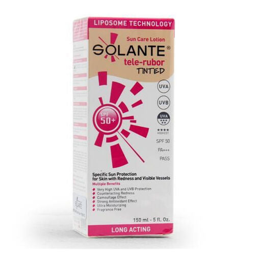 Solante Telerubor Tinted Spf50+ 150ml Losyon