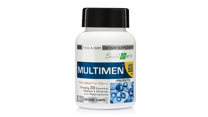Suda Vitamin Multimen 50+ Mens Multivitamin 50 Kapsül