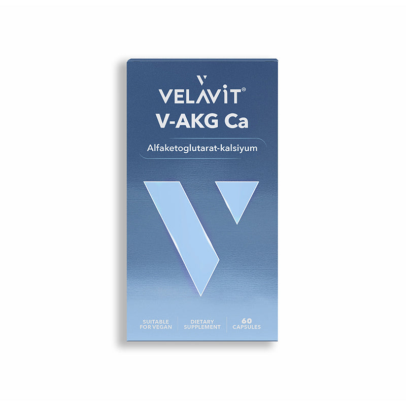 Velavit V-AKG Ca Alphaketoglutarate Calcium 60 Kapsül