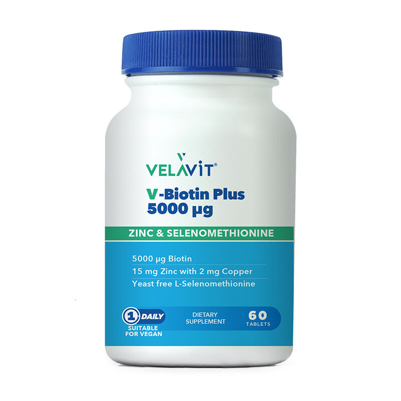 Velavit V-Biotin Plus 5000MCG 60 Tablet