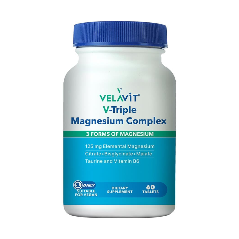 Velavit V-Triple Magnesium Complex Taurin 60 Tablet