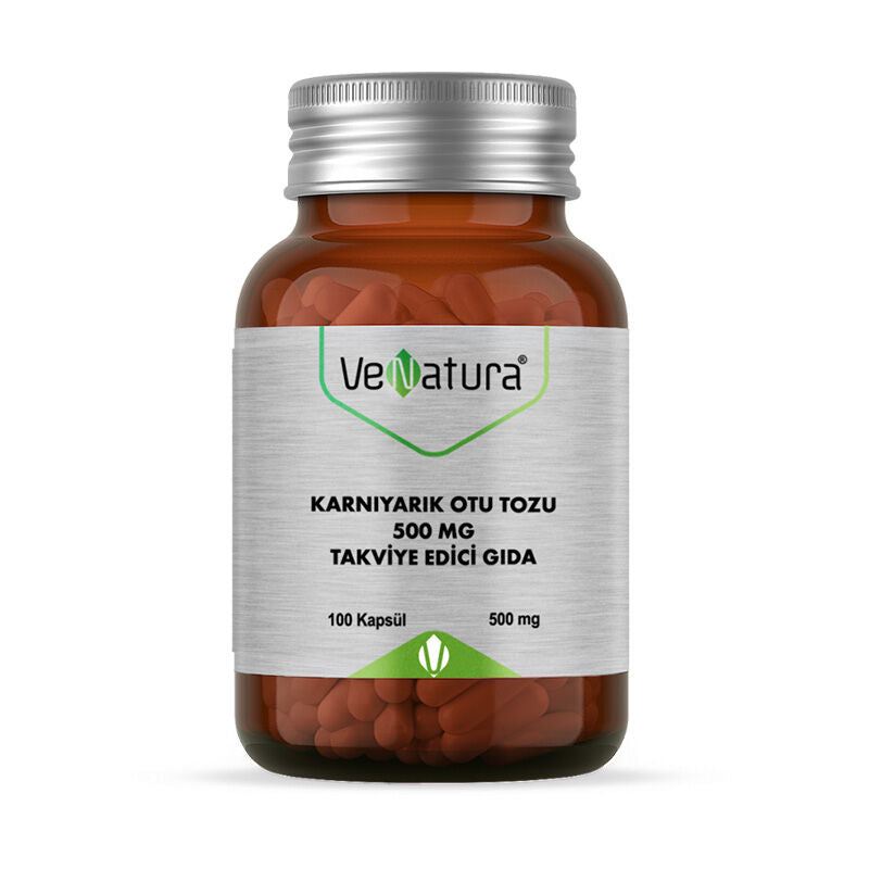 VeNatura Karnıyarık Otu Tozu (Psyllium Husk) 100 Kapsül