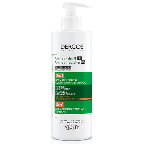 Vichy Dercos Dercos 2’si 1 Arada Kepek Karşıtı ve Nemlendirici Şampuan 390 ml390ml