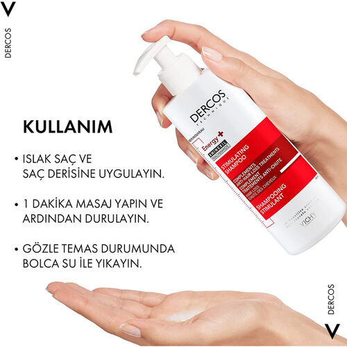 Vichy Dercos Energy+ Shampoo 400ml